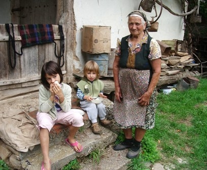 деца от града на село през ваканцията
